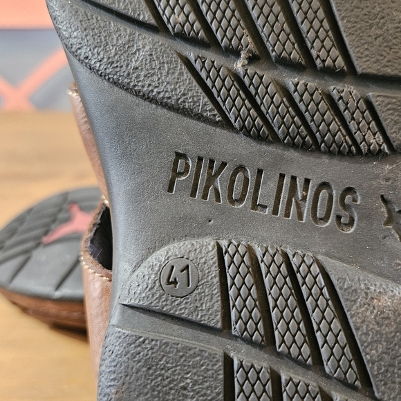 Pikolinos Men's Tarifa Leather Fisherman Sandals Brown Size 8 (41) - Picture 8 of 9